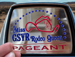 Miss GSYR Queen Rodeo Pageant - UV Sticker